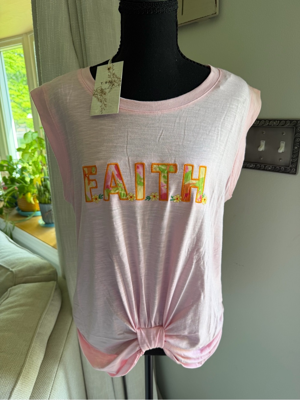 Tru Self Light Pink Crewneck Tee